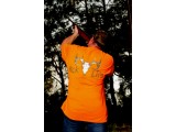 Deer Skull Hick Life (Safety Orange Shirt)