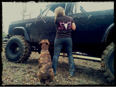 Hot Pink Hick Life Deer Skull Shirt